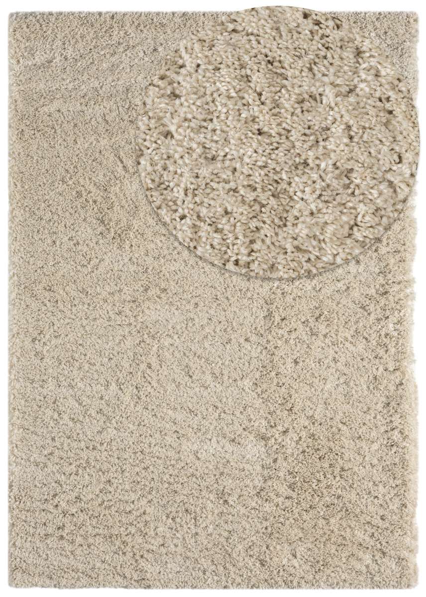 Furry Beige 133x190 cm Mjuk Ryamatta