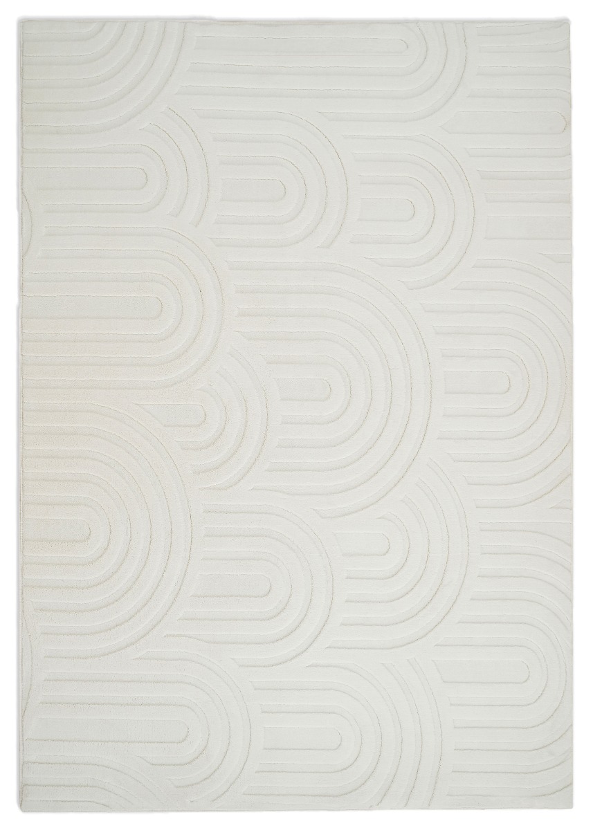 Fuzzy Soma Offwhite 240x340 cm Tvättbar Mjuk Ryamatta
